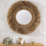 Зеркало из ротанга и сизаля WICKER MIRROR 100 варинант исполнения - 3 | Loft Concept в Ростове-на-Дону