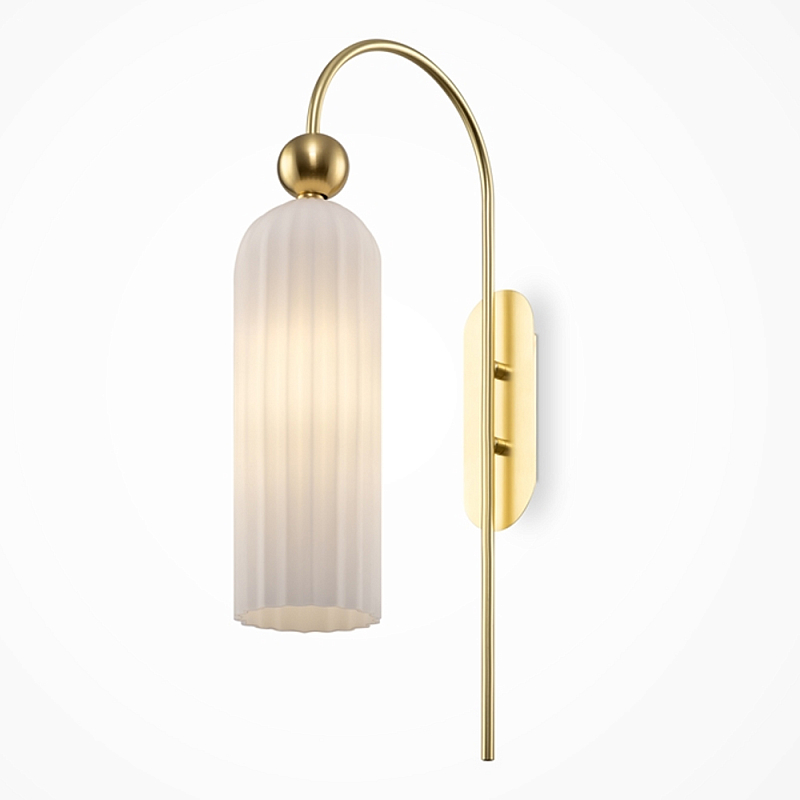 Бра Maytack c Белым Плафоном  Золотой Белый в Ростове-на-Дону | Loft Concept 