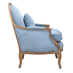 Кресло Ava Classical Armchair light blue velour варинант исполнения - 2 | Loft Concept в Ростове-на-Дону
