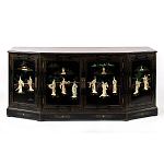 Комод в китайском стиле Chinese Black Chest of Drawers Нидерланды варинант исполнения - 1 | Loft Concept в Ростове-на-Дону