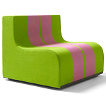Дизайнерское кресло зеленое Poltronova Sofo Verosa Green Pink Armchair варинант исполнения - 1 | Loft Concept в Ростове-на-Дону