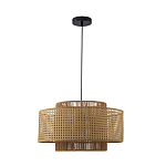 Подвесной светильник с абажуром из плтеного бамбука Light Inside the Cell варинант исполнения - 3 | Loft Concept в Ростове-на-Дону