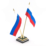 Флагшток из малахита и бронзы с позолотой Stone Flagpole варинант исполнения - 2 | Loft Concept в Ростове-на-Дону