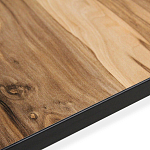 Стол обеденный раздвижной с прямоугольной столешницей на четырех черных ножках Blair варинант исполнения - 7 | Loft Concept в Ростове-на-Дону