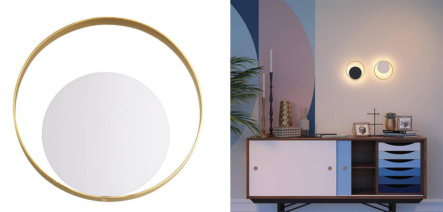 Бра Globo Ocular Sconce Circle White Бра Globo Ocular Sconce Circle White - Loft-Concept в Ростове-на-Дону