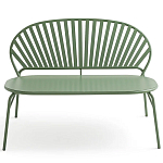 Зелёная скамья из стали Goodwin Metal Bench Green варинант исполнения - 5 | Loft Concept в Ростове-на-Дону