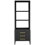 Этажерка Primo с ящиками шпон Черный дуб варинант исполнения - 1 | Loft Concept в Ростове-на-Дону