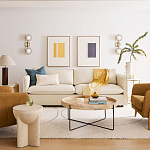 Журнальный стол с круглой деревянной столешницей Urban Style Space варинант исполнения - 4 | Loft Concept в Ростове-на-Дону