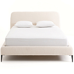 Кровать с обивкой букле Wanda Boucle Bed варинант исполнения - 2 | Loft Concept в Ростове-на-Дону