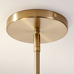 Люстра круглая с 2-мя металлическими абажурами Andromeda варинант исполнения - 5 | Loft Concept в Ростове-на-Дону