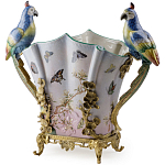 Ваза фарфоровая с попугаями Ferra варинант исполнения - 4 | Loft Concept в Ростове-на-Дону