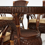 Комплект обеденный из ротанга Eloise grand варинант исполнения - 13 | Loft Concept в Ростове-на-Дону