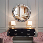 Настольная лампа с кремовым абажуром на граненном основании Crystal Facets варинант исполнения - 2 | Loft Concept в Ростове-на-Дону