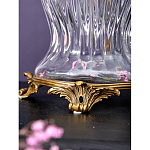 Ваза прозрачная с бронзовыми ручками в виде ангелов Eden Garden варинант исполнения - 5 | Loft Concept в Ростове-на-Дону