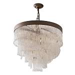 Люстра со стеклянными подвесками в виде круглых бусин Waterfall of Light варинант исполнения - 1 | Loft Concept в Ростове-на-Дону