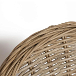 Кресло из ротанга с подушкой Nest бежево-серое варинант исполнения - 5 | Loft Concept в Ростове-на-Дону