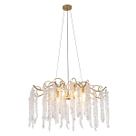 Люстра c подвесками из прозрачного хрусталя Диаметр 85 см FAIRYTREE Light варинант исполнения - 1 | Loft Concept в Ростове-на-Дону