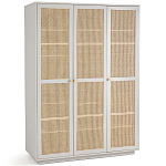 Шкаф с тремя дверцами из плетеного ротанга Tomio Wicker Furniture варинант исполнения - 2 | Loft Concept в Ростове-на-Дону