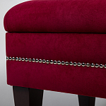 Мягкая банкетка с зоной для хранения Casket Red варинант исполнения - 4 | Loft Concept в Ростове-на-Дону