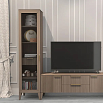 Витрина левая 1-дверная с ящиком и 5-ю полками Harper Line варинант исполнения - 3 | Loft Concept в Ростове-на-Дону