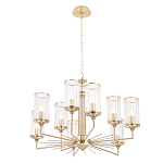 Люстра с 9-ю цилиндрическими стеклянными плафонами Jeanette варинант исполнения - 2 | Loft Concept в Ростове-на-Дону