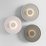 Бра круглое Soft Halo серый варинант исполнения - 5 | Loft Concept в Ростове-на-Дону