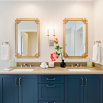 Зеркало прямоугольной металлической рамой с эффектом состаривания Accommodation варинант исполнения - 1 | Loft Concept в Ростове-на-Дону