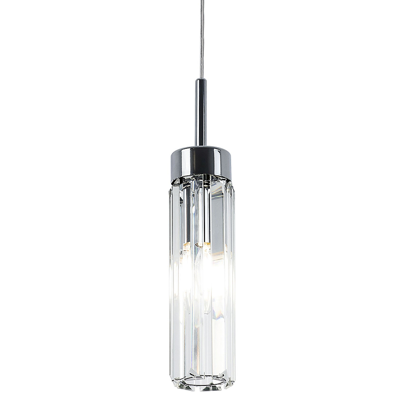       Fernand Glass Chrome Hanging Lamp    -- | Loft Concept 