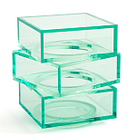 Стол журнальный в форме кубов Acrylic Furniture Lumina Mint Breeze варинант исполнения - 1 | Loft Concept в Ростове-на-Дону