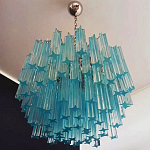 Дизайнерская люстра Blue Lagoon glass бирюзовое стекло  варинант исполнения - 3 | Loft Concept в Ростове-на-Дону