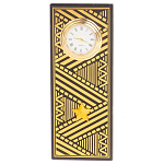 Часы подарочные настольные в виде погона Генерала из натурального камня Змеевик Gold Military Clock варинант исполнения - 4 | Loft Concept в Ростове-на-Дону