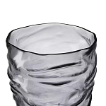 Ваза стеклянная фактурная Crumpled Vase 25,3 см варинант исполнения - 2 | Loft Concept в Ростове-на-Дону