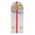 Сувенир Погон МВД из натурального камня мрамор Souvenir Epaulets варинант исполнения - 1 | Loft Concept в Ростове-на-Дону