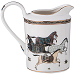 Чайный сервиз из фарфора с изображением лошадей на 6 персон 15 предметов Porcelain Horse Set  варинант исполнения - 5 | Loft Concept в Ростове-на-Дону