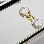 Тумбочка зеркальная с ящиком Mirror Chrome Cabinet варинант исполнения - 4 | Loft Concept в Ростове-на-Дону