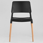 Пластиковый стул на ножках из массива бука Ferret Black 4 шт варинант исполнения - 2 | Loft Concept в Ростове-на-Дону