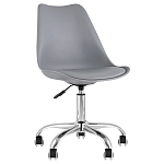 Офисный стул на металлическом основании EGGERY Grey пластик варинант исполнения - 1 | Loft Concept в Ростове-на-Дону
