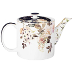 Чайный сервиз из фарфора с цветочным принтом на 6 персон 14 предметов Garden Whisper Porcelain Set  варинант исполнения - 1 | Loft Concept в Ростове-на-Дону