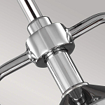 Подвесной светильник цвета хром с рифленым стеклянным цилиндрическим плафоном в современном стиле Feiss варинант исполнения - 4 | Loft Concept в Ростове-на-Дону