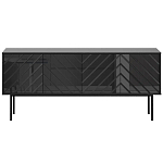 Длинная тумба с зеркальным декором Serena варинант исполнения - 3 | Loft Concept в Ростове-на-Дону