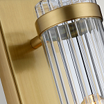 Бра вертикальное с рифленым стеклянным плафоном и прямоугольным основанием Quintiesse варинант исполнения - 4 | Loft Concept в Ростове-на-Дону