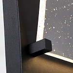 Настенный фонарь уличный прямоугольный черного цвета со стеклом с пузырьками Eurofase варинант исполнения - 3 | Loft Concept в Ростове-на-Дону