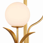 Торшер с золотым каркасом в виде стебля с листьями Inspired by Nature варинант исполнения - 2 | Loft Concept в Ростове-на-Дону