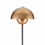 Торшер с куполообразным абажуром на чёрном мраморном основании Riverside Floor Lamp варинант исполнения - 1 | Loft Concept в Ростове-на-Дону