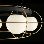 Люстра подвесная круглая с белыми плафонами Martin варинант исполнения - 4 | Loft Concept в Ростове-на-Дону