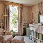 Обои ручная роспись Cecily pink варинант исполнения - 3 | Loft Concept в Ростове-на-Дону