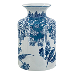 Ваза с мотивами цветущего сада с попугаями Vase Inspired by Nature варинант исполнения - 2 | Loft Concept в Ростове-на-Дону