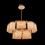 Люстра двухъярусная с текстурными овальными абажурами Splendor Palace Style варинант исполнения - 1 | Loft Concept в Ростове-на-Дону
