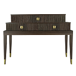 Премиальная Консоль с тремя ящиками Elsa Dreams Walnut варинант исполнения - 4 | Loft Concept в Ростове-на-Дону