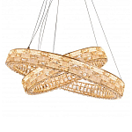 Люстра на 2 кольца с текстурной огранкой Reflection of Reality варинант исполнения - 2 | Loft Concept в Ростове-на-Дону